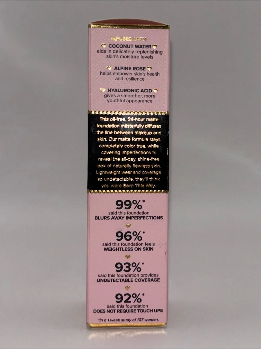 Too Faced Born This Way Matte Foundation Chai NIB 1 oz